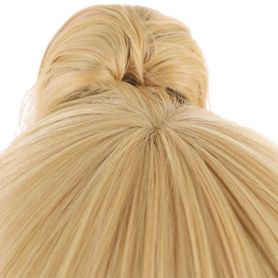 Anime My Dress-Up Darling Kitagawa Marin Yellow Gradient Pink Ponytail Cosplay Wigs