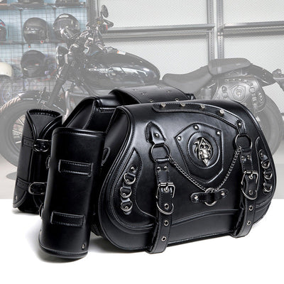 Punk Rock Phoenix Harley Motorcycle Handbag Cosplay Props
