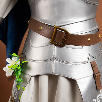 Identity V Psychologist Ada Mesmer The Silver Knight Cosplay Costume