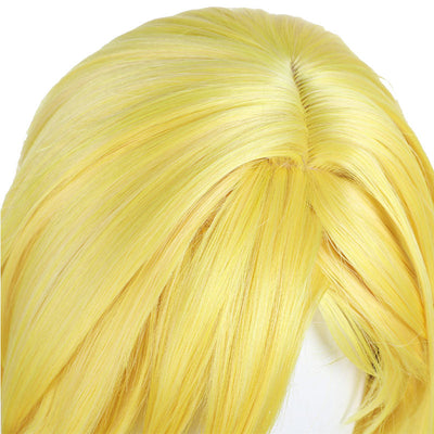 Gnosia Setsu Golden Yellow Cosplay Wigs