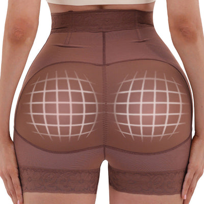 Zippered Body Shaping Waist-Slimming Hip-Lifting Tight-Fitting Safety Panties Cosplay Costumes