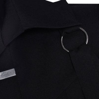 Tamon's B-Side Tamon Fukuharaa Black Vest Uniform Cosplay Costume