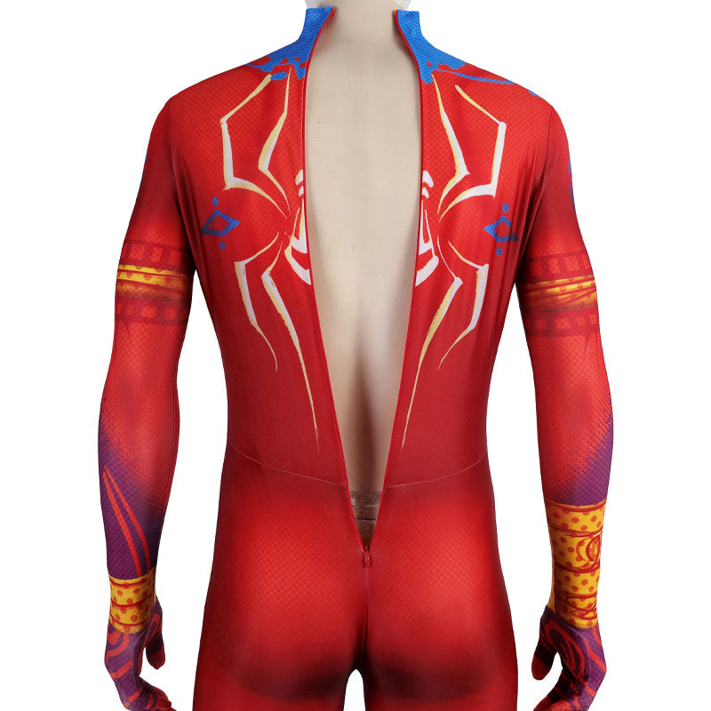 Spider-Man: Across The Spider-Verse Spider-Man India Pavitr Prabhakar Jumpsuit Cosplay Costumes