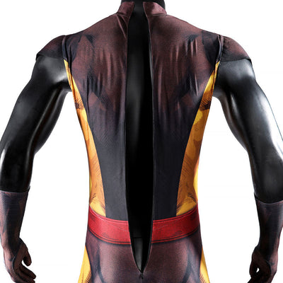 X-Men Wolverine Brown Ochre Suit Cosplay Costume