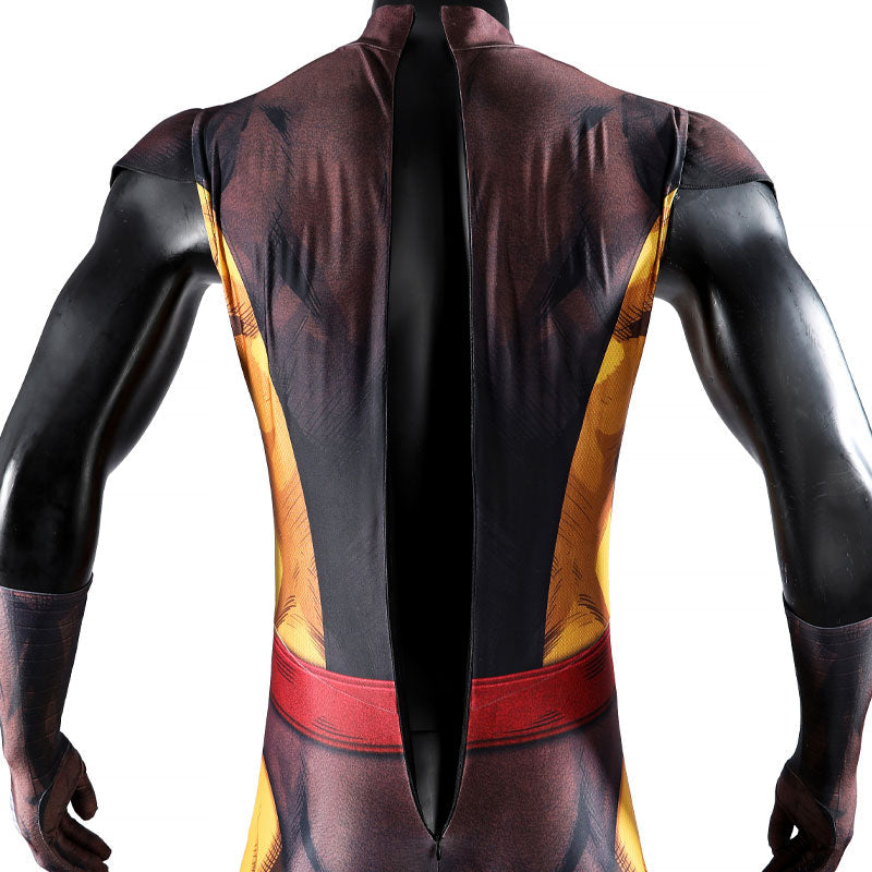 X-Men Wolverine Brown Ochre Suit Cosplay Costume