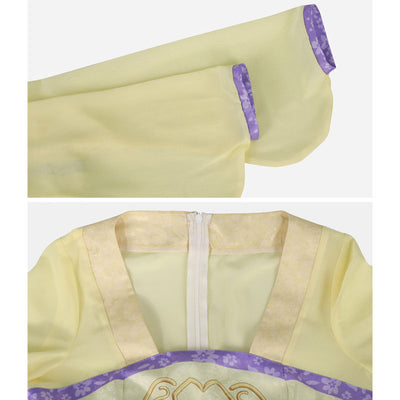 The Apothecary Diaries Season 2 MaoMao Yellow Dress Cosplay Costumes