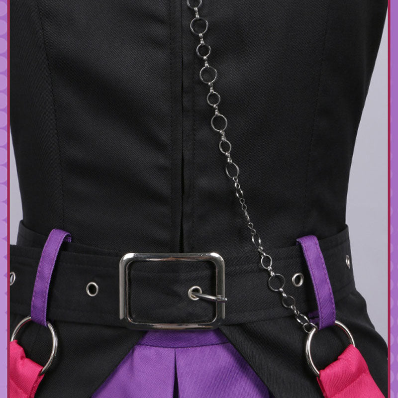 Girls Band Cry Tomo Ebizuka Purple Uniform Cosplay Costumes