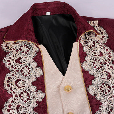 Mens Steampunk Medieval Jacket Gothic Victorian Frock Coat Cosplay Costumes