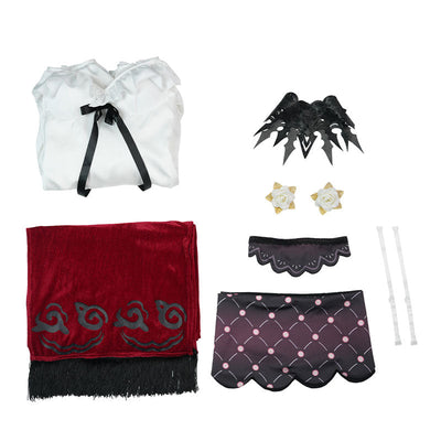 Genshin Impact La Signora Nightgown Cosplay Costumes