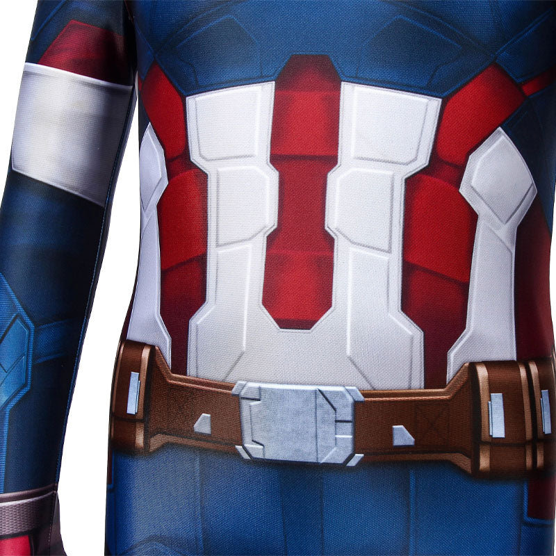 Avengers: Age of Ultron Captain America Kids Jumpsuit Cosplay Costumes