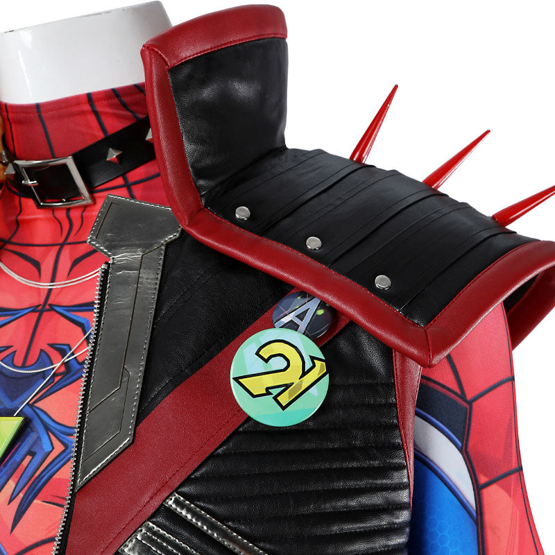 Marvel Rivals Spider-Punk 2099 Spider-Man Cosplay Costumes