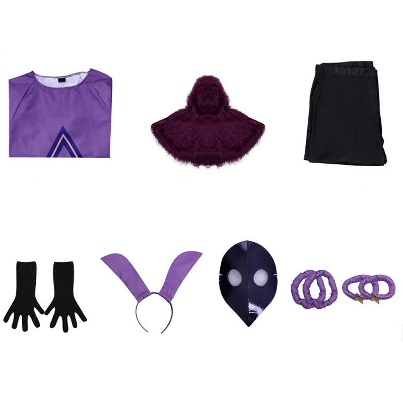 Game Genshin Impact Electro Abyss Mage Outfit Cosplay Costumes
