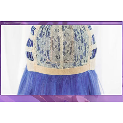 Game LOL Crystal Rose Sona Blue Cosplay Wigs