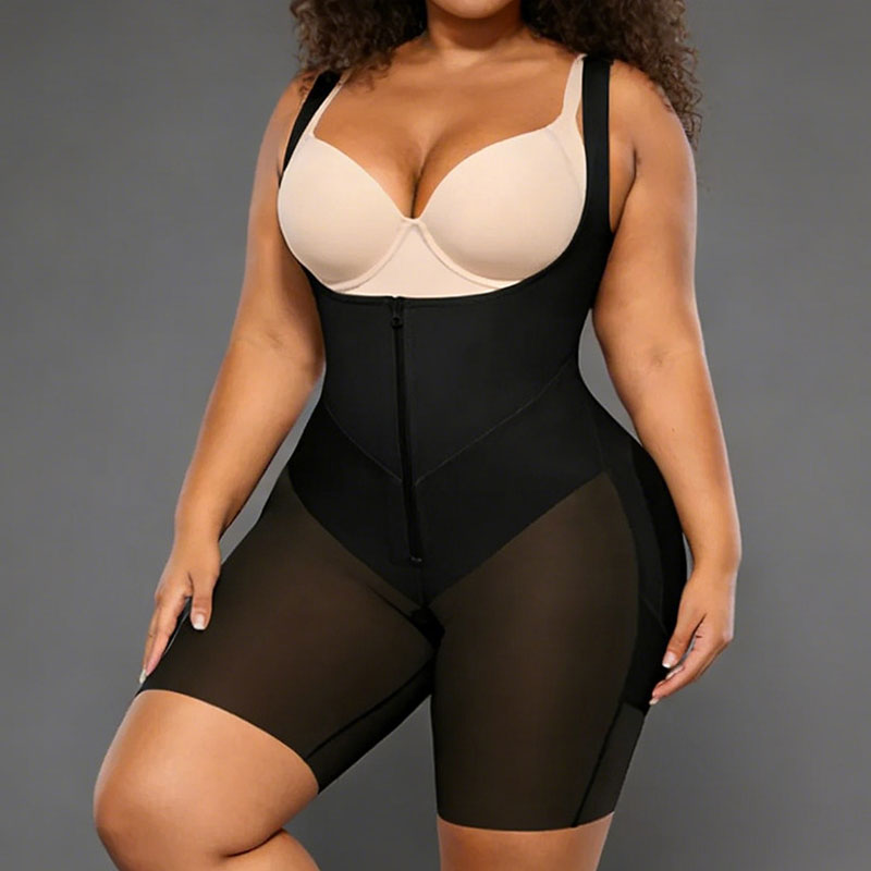 Shapewear for Women Tummy Control Fajas Colombianas Body Shaper Butt Lifter Compression Garment Open Bust Bodysuit