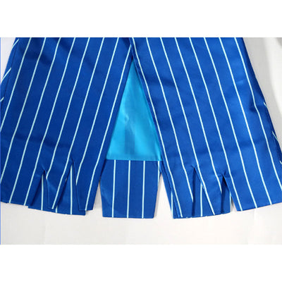 Hazbin Hotel Alastor Blue Uniform Cosplay Costumes