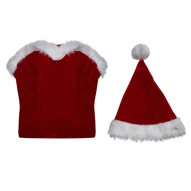 Christmas Roger Rabbit Womens Red Sequin Dress Cosplay Costume
