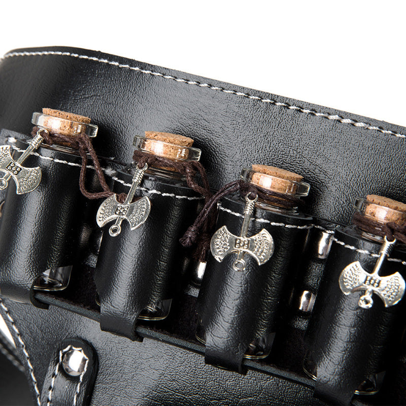 Steampunk Retro Women's Waist Accessory PU Leather Waist Bag Cosplay Props