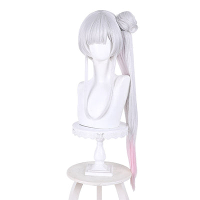 Cosmic Princess Kaguya! Runami Yachiyo Silver Pink Cosplay Wigs