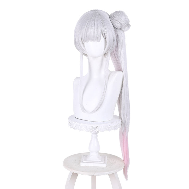 Cosmic Princess Kaguya! Runami Yachiyo Silver Pink Cosplay Wigs