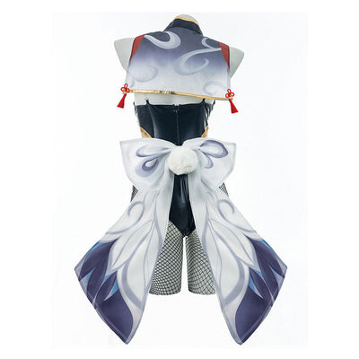 Game Genshin Impact Shenhe Bunny Girl Cosplay Costumes