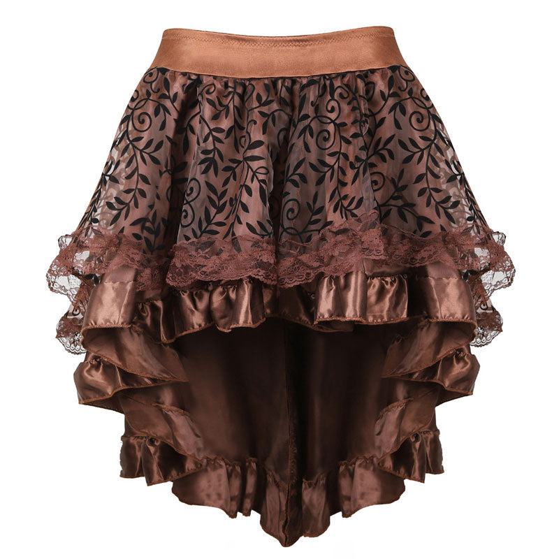 Tulle Skirts for Women Midi Long Tutu Court Ball Umbrella Skirt Mesh Layered Waist Halloween Skirts