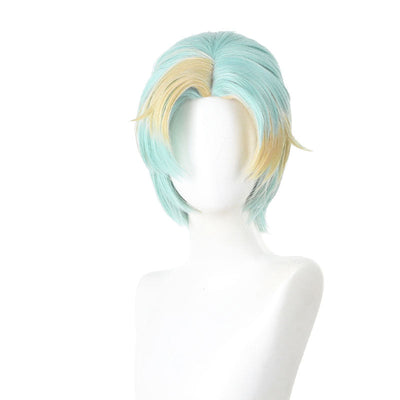 Gnosia Yuri Light Blue Cosplay Wigs