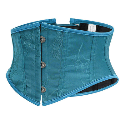 Womens Waist Trainer Cincher Heavy Duty Steel Boned Underbust Waspie Corset