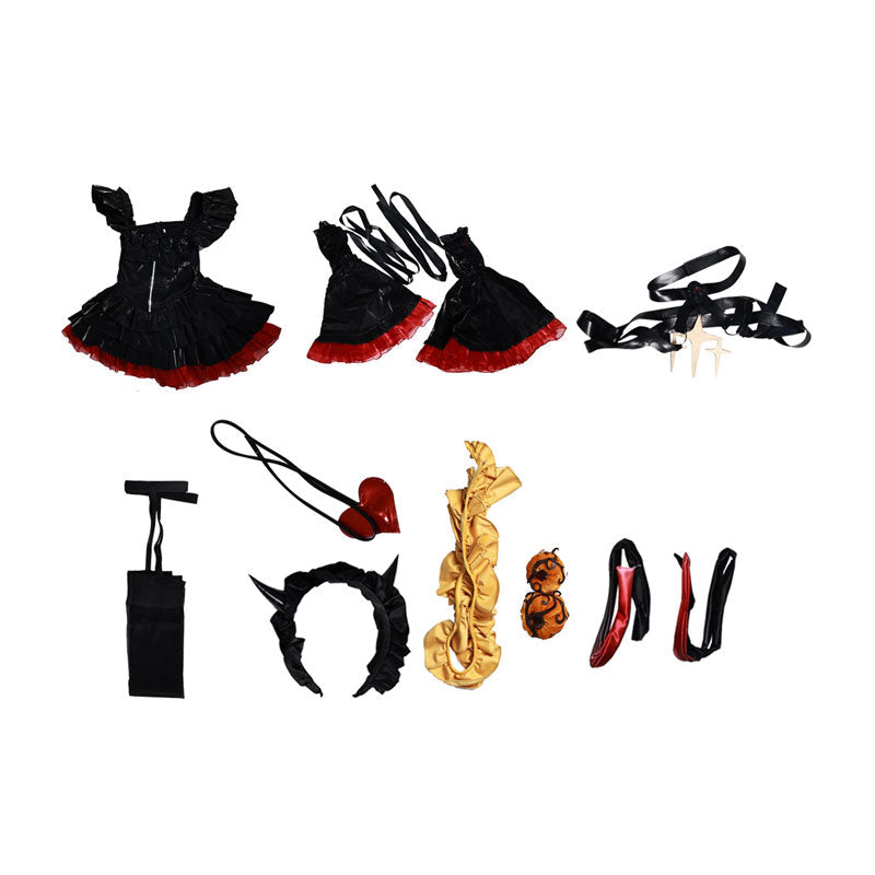 Vtuber Kasane Teto Halloween Little Devil Dress Cosplay Costumes