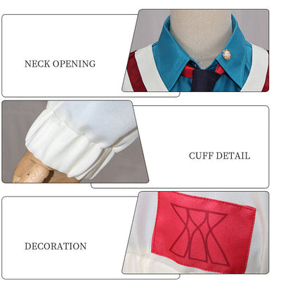 Mobile Suit Gundam GQuuuuuuX Amate Yuzuriha MACHU Cosplay Costume
