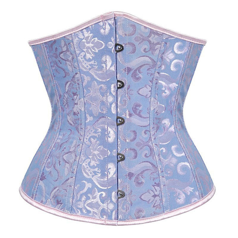 Corset Women‘s Brocade Underbust Boned Corsets Bustier Waist Trainer