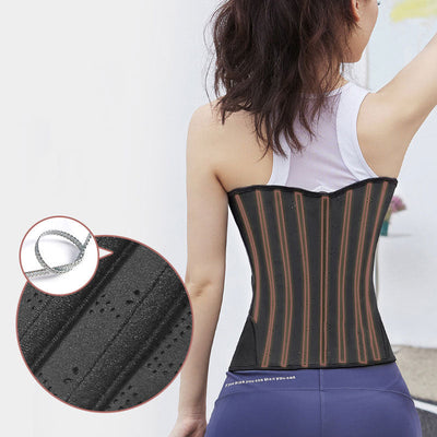 17-bone V-shaped Women's Underbust Latex Sport Girdle Waist Trainer Corsets Hourglass Body Shaper