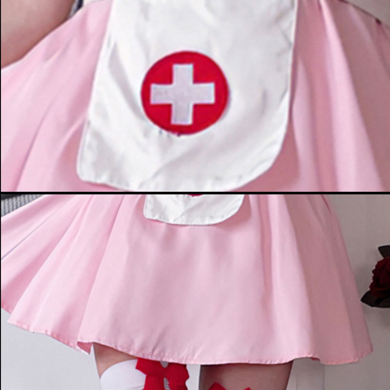 Halloween Pink Adult Nurse Skirt Cosplay Costumes