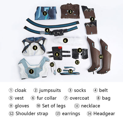 Overwatch 2 Freja Cosplay Costume