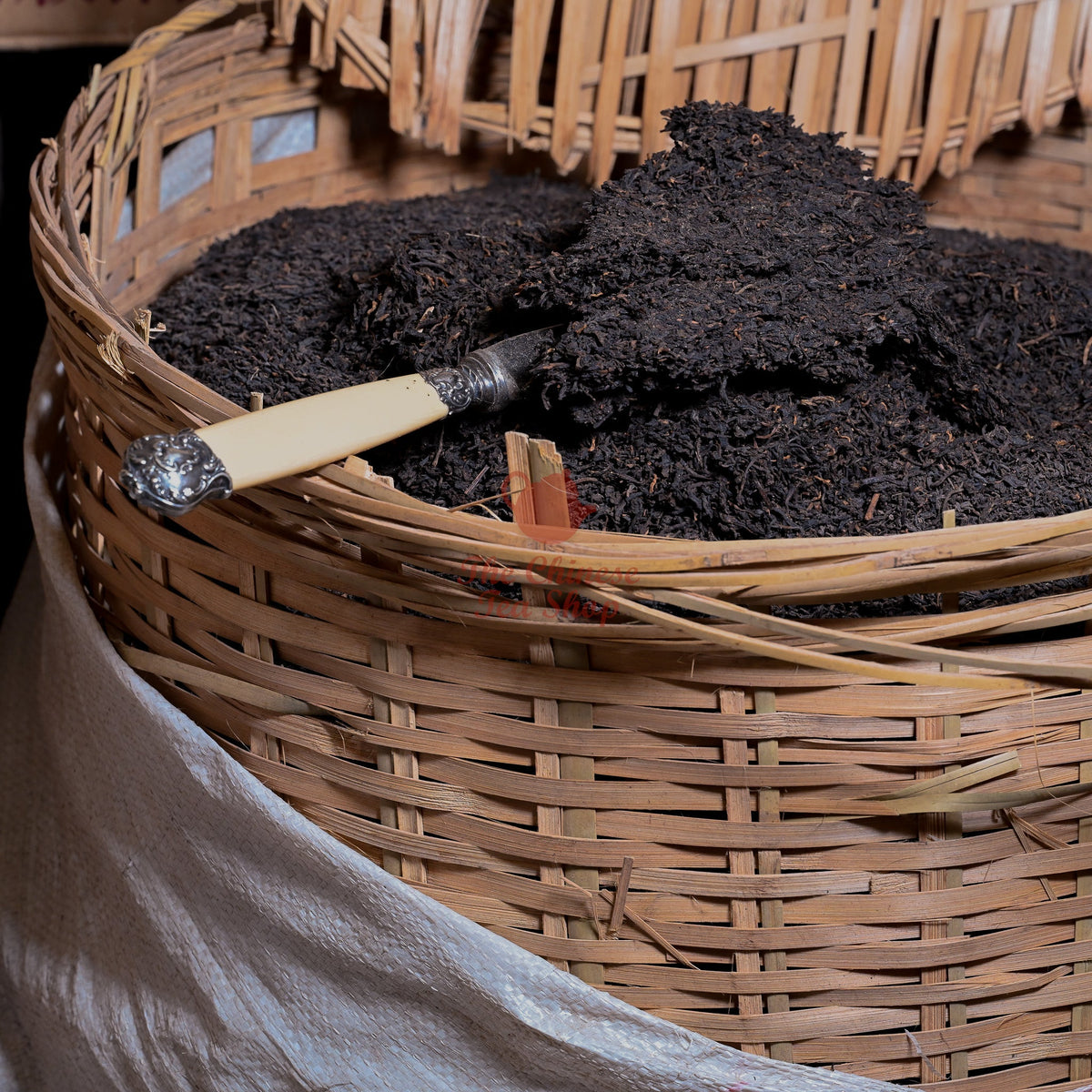1980's Guangxi Liu Bao Loose Leaf Tea  (Basket)