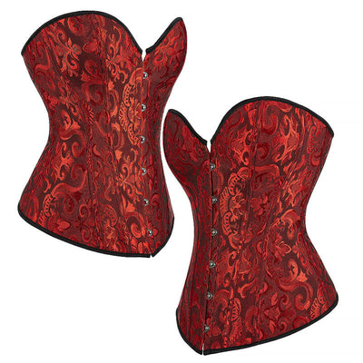 Court Style Bridal Corset Shaper Bust Lifting Waist Cinching Tight Bustier Camisole Tank Top Hourglass Shapewear