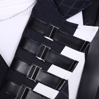 Tamon's B-Side Keito Tachibana Black Vest Uniform Cosplay Costume