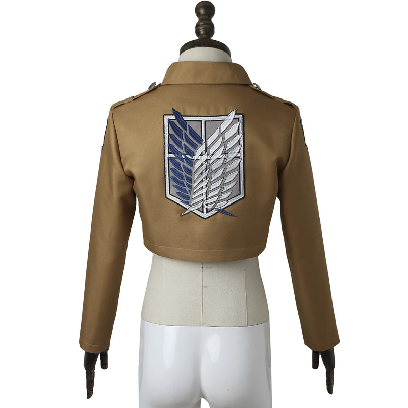 AOT Levi Ackerman Survey Corps Cosplay Costume
