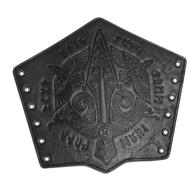 Steampunk Retro Embossed Knight Wristbands Cosplay Props