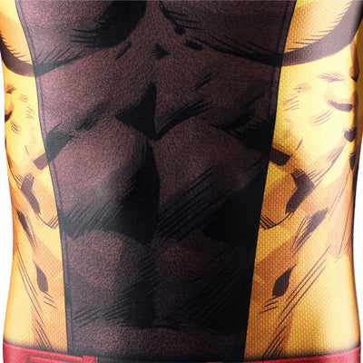 X-Men Wolverine Brown Ochre Suit Cosplay Costume