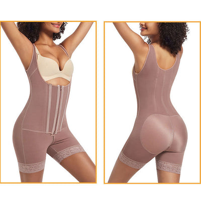 Shapewear Bodysuit for Women Tummy Control Fajas Colombianas Waist Trainer Butt Lifter Thigh Slimmer Full Body Shaper