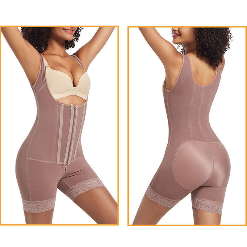 Shapewear Bodysuit for Women Tummy Control Fajas Colombianas Waist Trainer Butt Lifter Thigh Slimmer Full Body Shaper