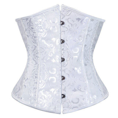 Corset Women‘s Brocade Underbust Boned Corsets Bustier Waist Trainer