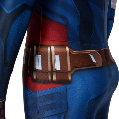 Avengers: Age of Ultron Captain America Kids Jumpsuit Cosplay Costumes