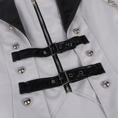 European Medieval Palace Zipper Slit Banquet Dress Halloween Cosplay Costumes
