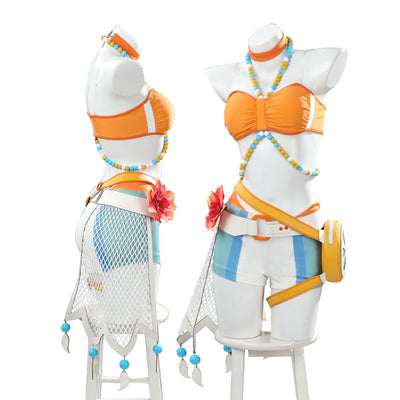 Overwatch Beachside Juno Swimsuit Cosplay Costume