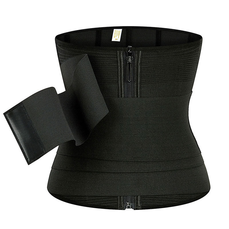 Waist Trainer Belt Waist Cincher Trimmer Ab Belt Tummy Control Body Shaper with Wrap Women and Men