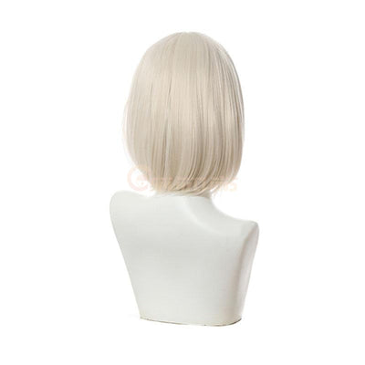 Anime Beastars Haru Short Long Silver Cosplay Wigs