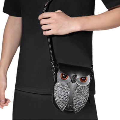 Punk Women's Snakeskin Patchwork Anchor Eagle Handbag Shoulder Bag Cosplay Props