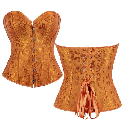 Court Style Bridal Corset Shaper Bust Lifting Waist Cinching Tight Bustier Camisole Tank Top Hourglass Shapewear