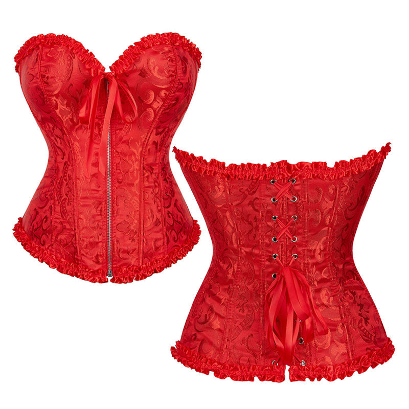 Court-styletro Z Reipper Jacquard Bustier Waist-cinching Corset Cosplay Costumes